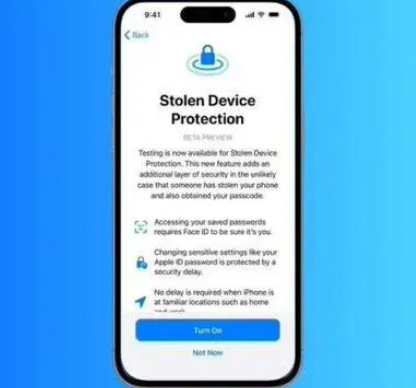 淮安苹果授权维修店分享被盗设备保护功能开启方法 