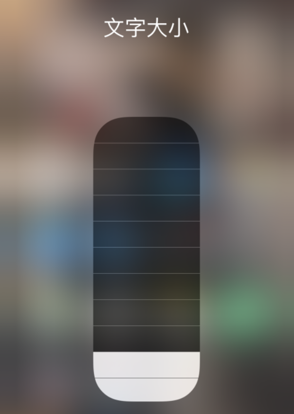 淮安苹果手机维修分享小技巧：在 iPhone 控制中心快速调节字体大小 